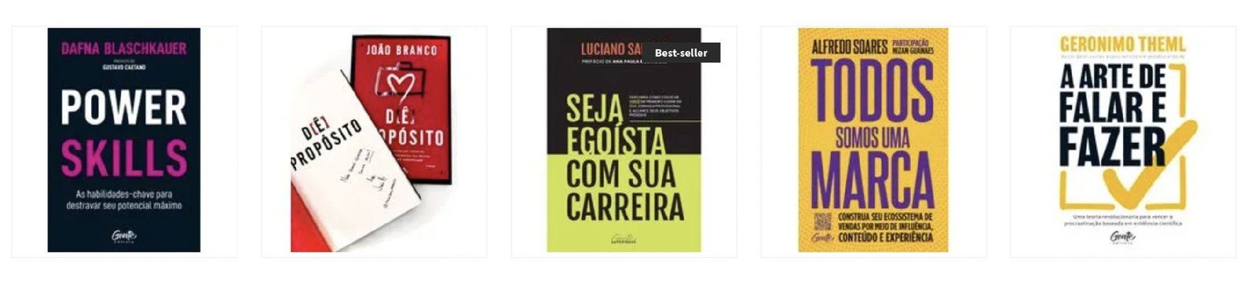 Livros da Editora Gente